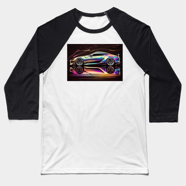 Exotic Car - LC 500 - 2 Baseball T-Shirt by PixelPusherArt